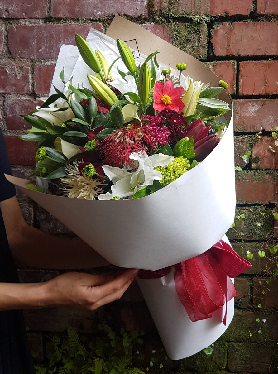 Festive bouquet Flower Room Wanganui